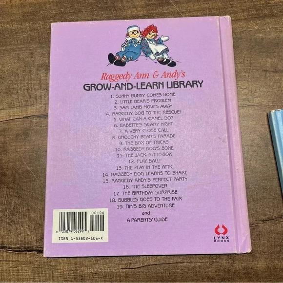 Raggedy Ann & Andy's Grow-and-Learn Library Books (5,6,7) x3 Hardcover 1988 - Picture 7 of 12